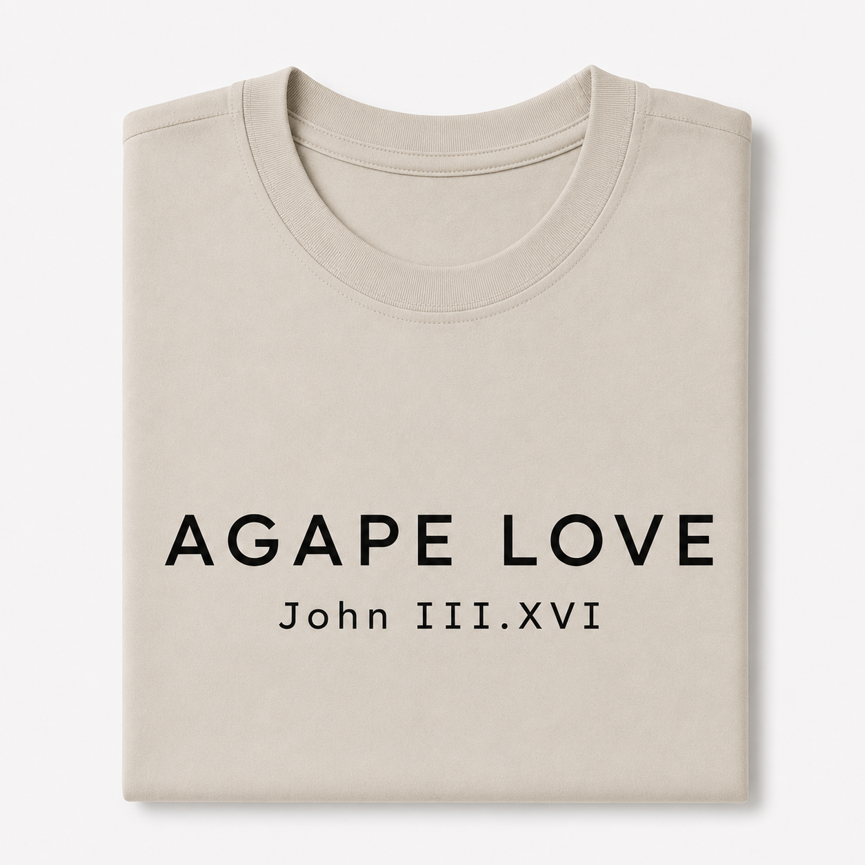 Agape Love John 3:16 Straight Design Tee